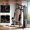 Home Gym System with 160LB Weight Stack, Multifunctional All-in-One Workout Station, Full Body Strength Training System