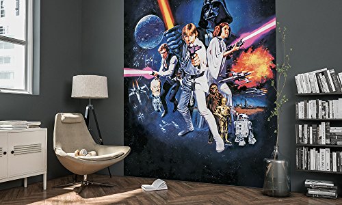 Komar 026-DVD2 Star Wars Poster Classic 1 Wallpaper, Assorted Colours Komar 026-DVD2 Star Wars Poster Classic 1 Wallpaper, Assorted Colours