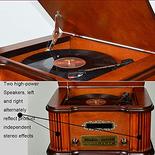 NCRD Système stéréo Plate-tôle Classique en Bois avec Connexion Bluetooth, Lecteur d’enregistrement Vinyle, Haut… - Les Beatles, Paul McCartney, John Lennon, RIngo Starr, George Harrison NCRD Système stéréo Plate-tôle Classique en Bois avec Connexion Bluetooth, Lecteur d'enregistrement Vinyle, Haut… – Image 5