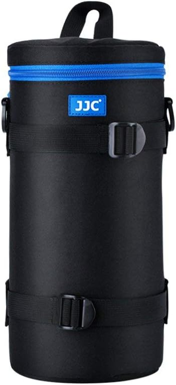 JJC Deluxe Lens Case Pouch Bag for Sigma 150-500mm f/5-6.3 DG OS HSM, Canon RF 800mm f/11 IS STM, Nikon AF-S NIKKOR 200-500mm f/5.6E ED VR & More Lenses Below 4.9'' x 11.4''(D x L)
