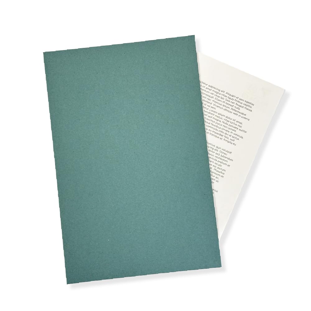 Exacompta - Ref FS250-BLUZ - Guildhall - Square Cut Folder, 250gsm Medium Weight Manilla, 349 x 242mm, A4 & Foolscap, Approx. 100 Sheets, Grey Angel Certified - Grey , Pack of 100