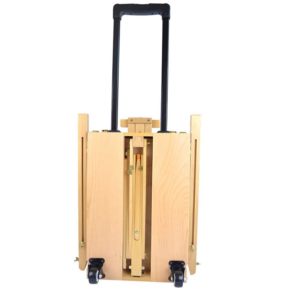 NGDFGR Easel Easel,Easel Folding Travel Box Easel Travel Painting Box Portable Sketching Folding A-Frame Easel Art Supplies,