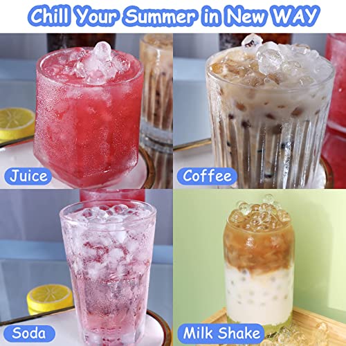 Miaowoof Mini Ice Cube Trays, 0.6In Small Ice Maker For Freezer Easy Release, 104X4 Pcs Ice Ball Mold With Bin & Ice Scoop, Tiny Ice Cube Tray Crushed Ice For Chilling Drinks Coffee Juice Cocktail #TOP5