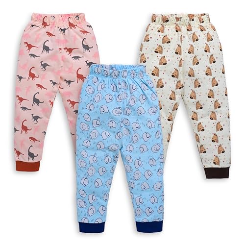 Image of LuvLap Baby Boys & Girls 100% Cotton Pyjama Pack of 3