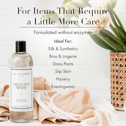 Image of The Laundress Delicate Wash Luxury Liquid Laundry Detergent, 31 Loads, Concentrated Washing Detergent, Lady Scent, Enzyme-Free Hand or Machine Wash Laundry Soap for Silk, Lingerie & More, Pack of 2