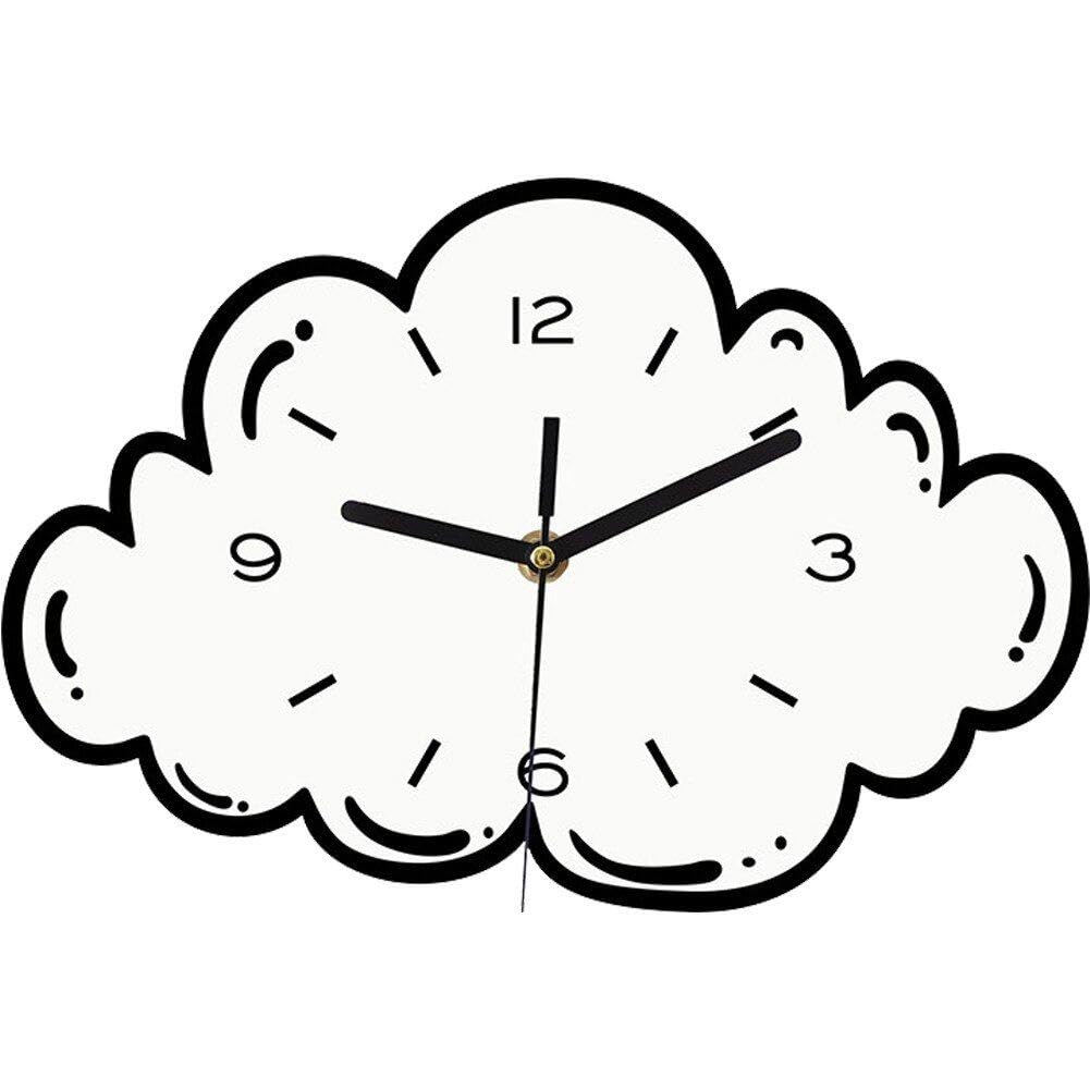 Horloge de cuisine dessin animé et salon tendance à chiffres arabes