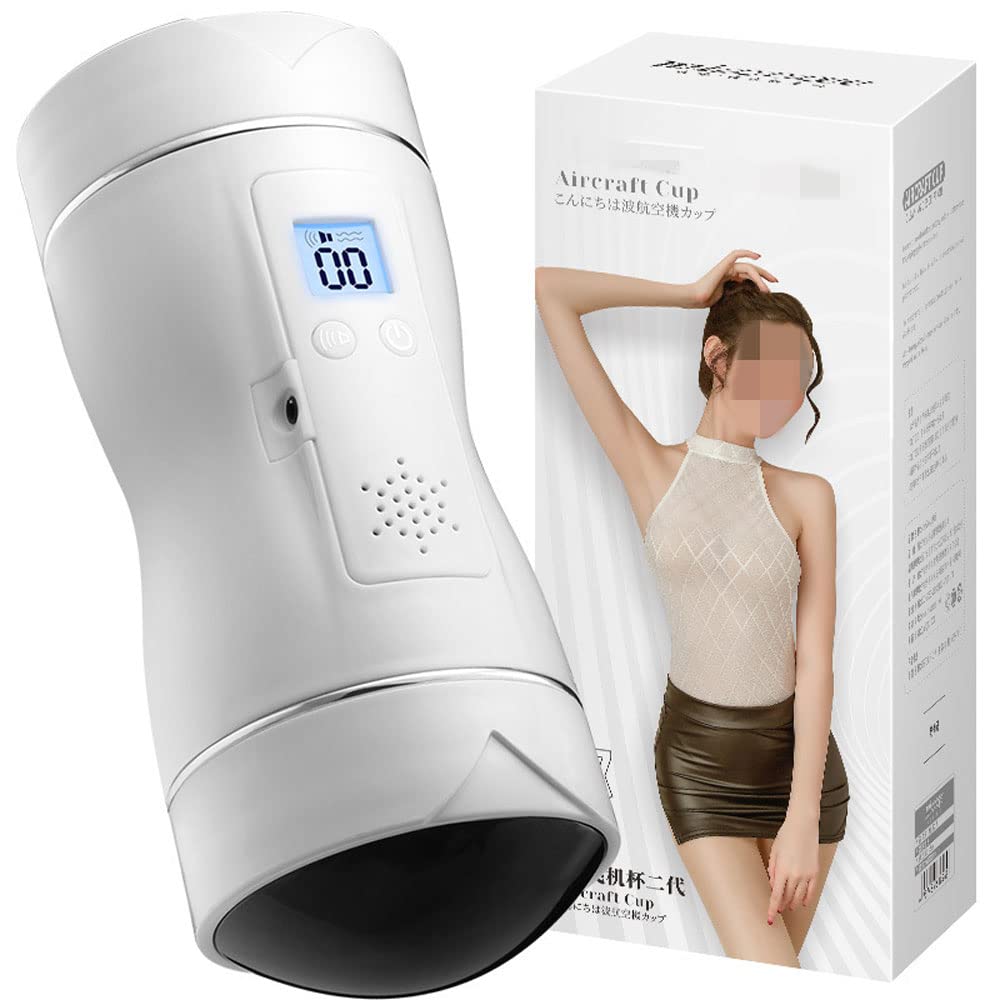 2 In 1 Masturbatore Elettrico Per Bocca E Vagina Con 12 Modalità Di Vibrazione, Stimolatore Del Pene Vibratori Della Figa Coppa Del Pompino Masturbatore Orale Per Gli Uomini Giocattoli Sessuali
