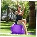 BIUDECO Yoga Ball Thickened Exercise Ball with Air Pump for Home Gym Stability and Stylish Design Durable Fitness Accessory for All Heights