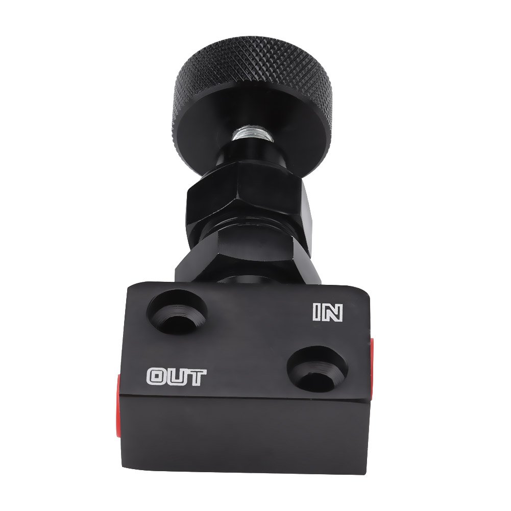 Valve de Proportionnement de Frein en Aluminium Ajustable pour Voiture de Course Améliore l Equilibre Freinage Arrière pour Pilotes Professionnels et Équipes de Course