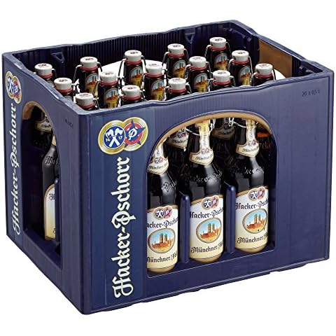 Hacker Pschorr Münchner Hell Bügel Helles MEHRWEG (20 x 0.5 l) Cover