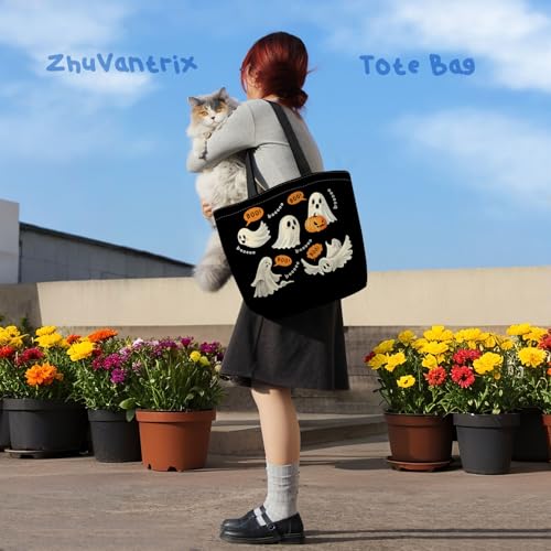 Bolsa Tote Reutilizable Boo Spooky para Compras miniatura 6