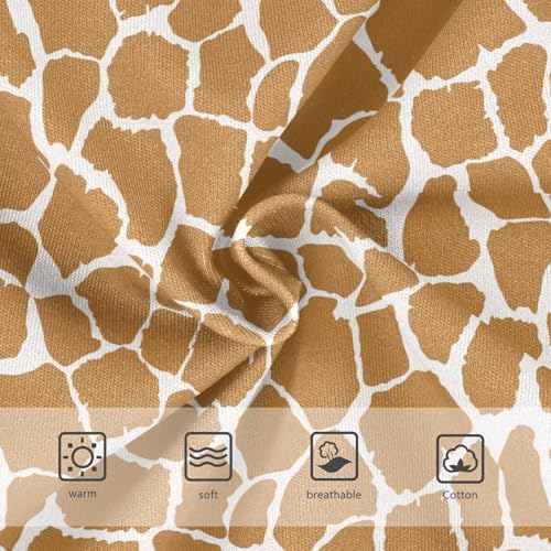Girls' Underwear Giraffe Print Cotton Stretch Comfort Toddler Panties3