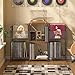 3IngSeagulls Record Player Stand with Vinyl Storage, Record Storage for 350+ Albums, Tuntable Stand with Record Holder for Living Room, Record Holder Vinyl Display Shelf