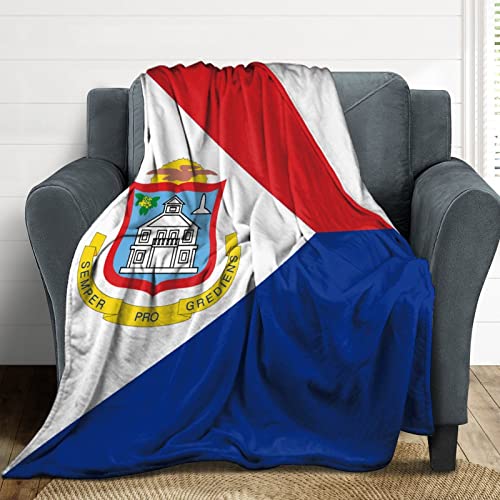 Couverture Saint Maarten en microfibre douce pour lit et camping - 4