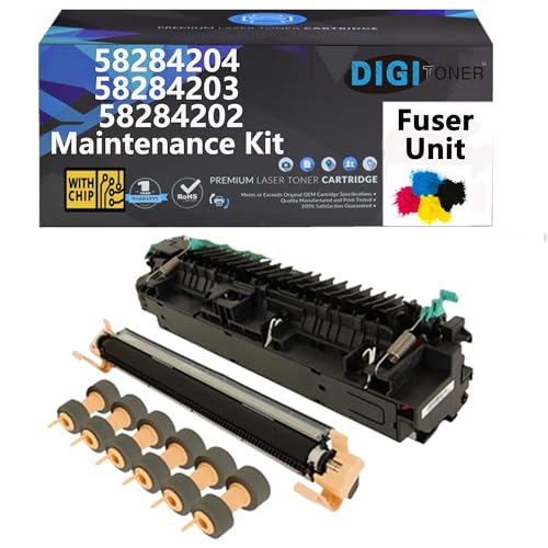 DIGITONER 58284204 58284203 58284202 Maintenance Kit Original Refurbished Replacement for Okidata 58284204 58284203 58284202 Compatible with B710 B720 B730 B6400 B6500 (110V-180K)