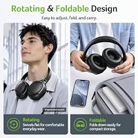 Acer Active Noise Cancelling Headphones,Wireless Bluetooth Over-Ear,Black — image 9