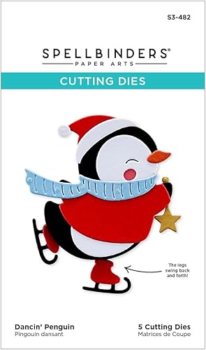 Spellbinders Troqueles grabados con pingüino Dancin' S3-482