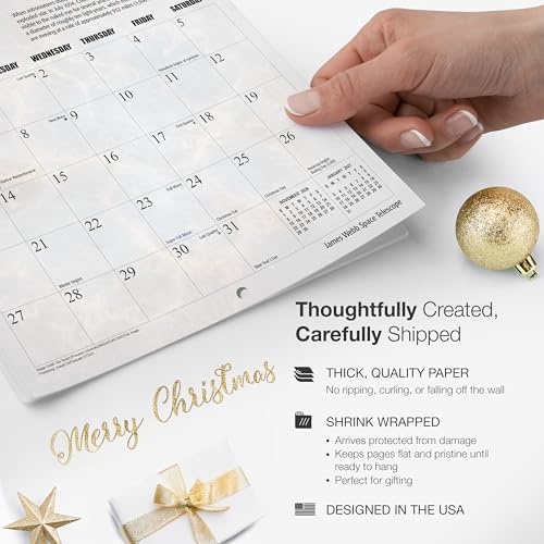 Image of RED EMBER James Webb Space Telescope 2026 Wall Calendar 12 Month | 12 inch x 24 inch Open | Thick & Sturdy Paper | Giftable | Science Space Calendar 2026