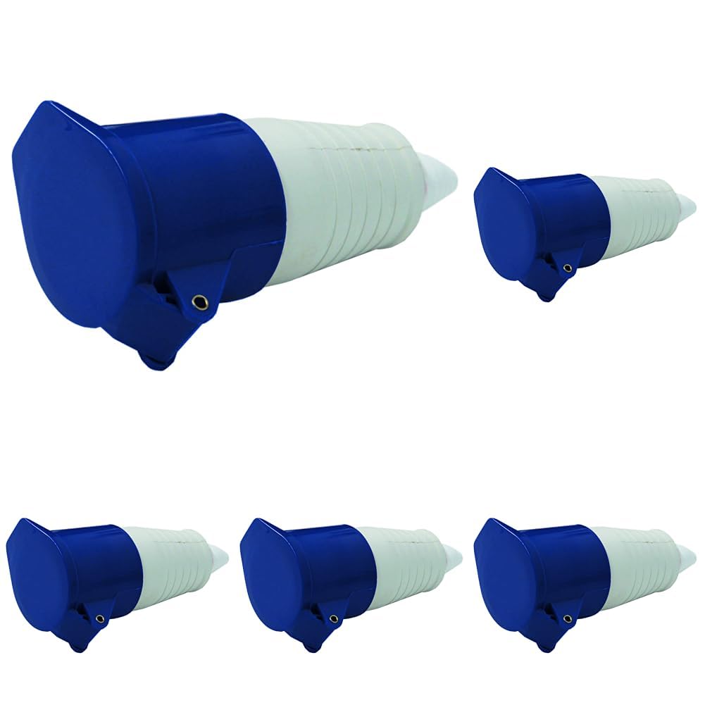 PRESE CEE INDUSTRIALI IP44-220V 2P+T 16A (Confezione da 5)