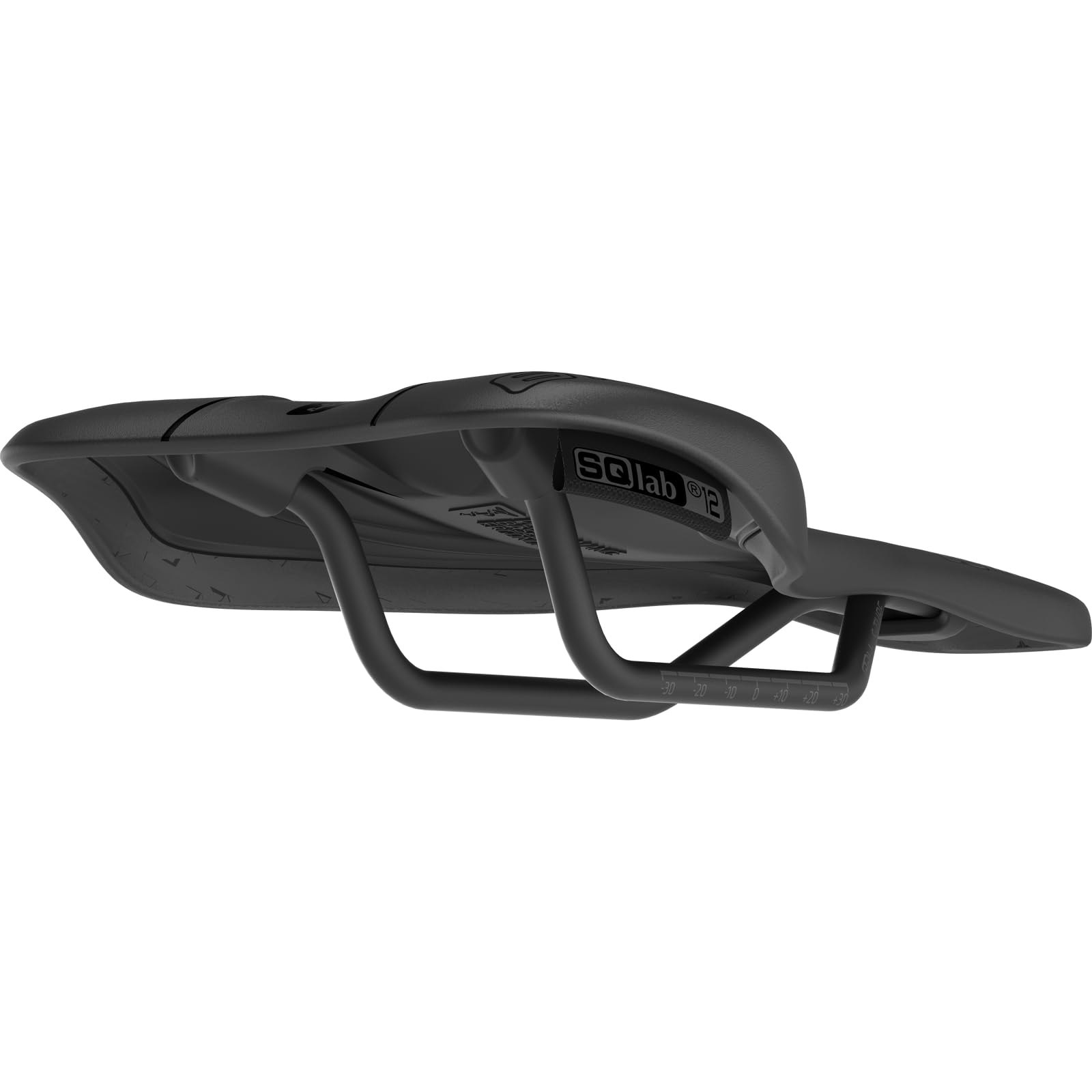 SQlab Rennrad Sattel 612 ERGOWAVE® R, Rennrad Fahrradsattel, ergonomischer Rennradsattel für Damen & Herren, in schwarz