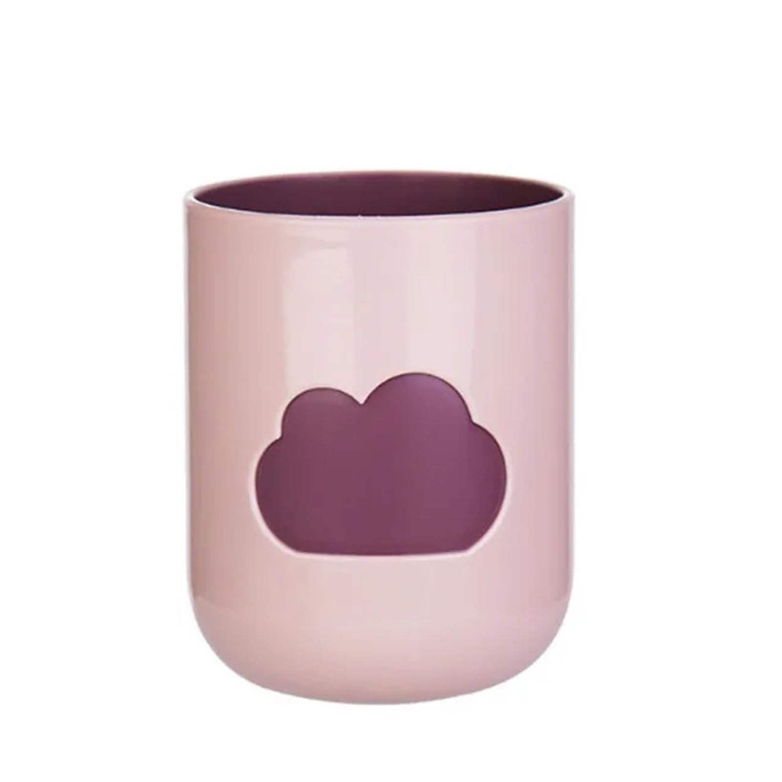 3PC Tooth Brush Cups Bathroom Tumbler Accessories Sturdy Portable Cup For Toothpaste(Pink)