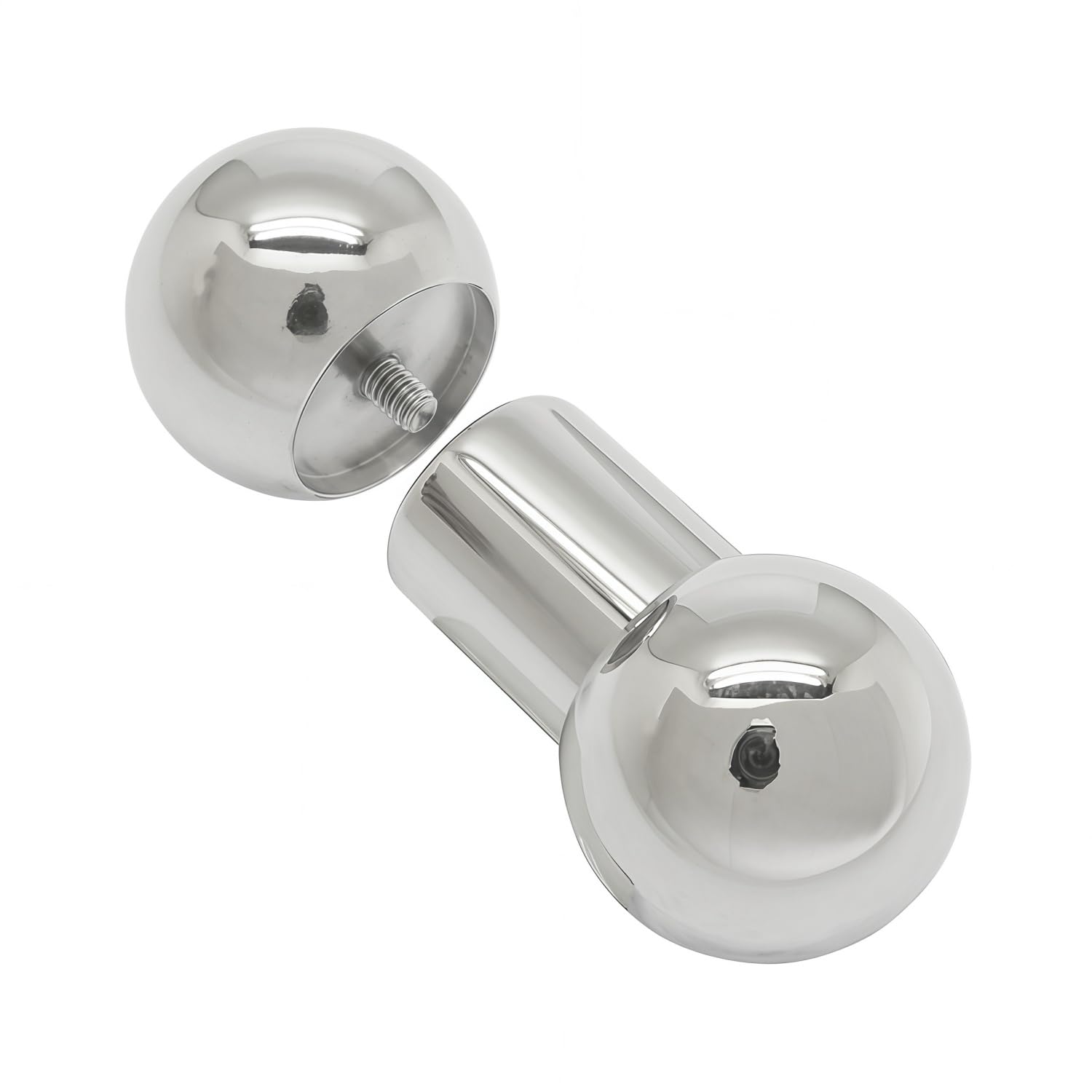 Gerades Barbell Piercing-Schmuck, Großes Format, aus Edelstahl, für Körperpiercing