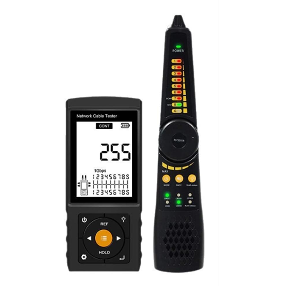 Jnchdghwa As Shown Network Cable Tester Rj45 Rj11 Cable Tracker Cable Detector Continuity Tester Network Tools Network Line Finder -200