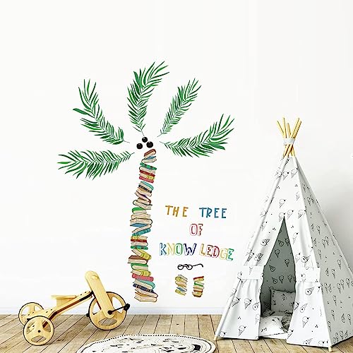 Vinilo Decorativo Árbol de Coco para Pared, 3 Hojas miniatura 3