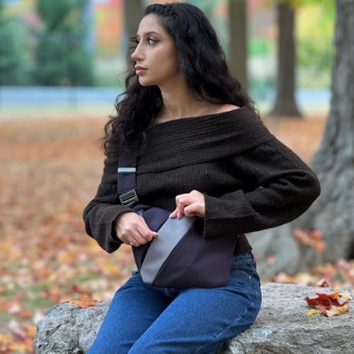 The Original Slim Carry Crossbody Anti-Theft Khaki Brown4