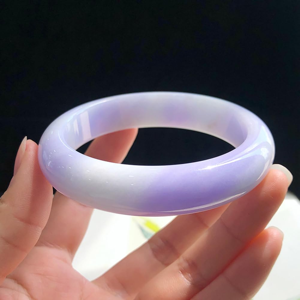 Bracciale in giada viola naturale per donna Uomo Braccialetti con perline Braccialetti con perline Buona fortuna Ricchezza Prosperità Bracciale unisex