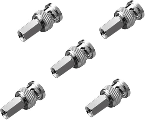 SIENOC Connettori BNC Maschio Crimpare per CCTV Cavo Coassiale Videosorveglianza SIENOC Connettori BNC Maschio Crimpare per CCTV Cavo Coassiale Videosorveglianza