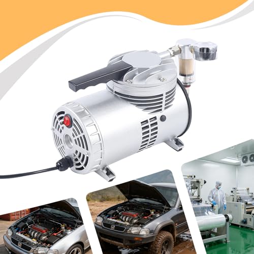 Bomba de vacío rotativa de una etapa, 110 V, 1/4 HP, caudal 17-18 GPM, para aire acondicionado automotriz miniatura 2