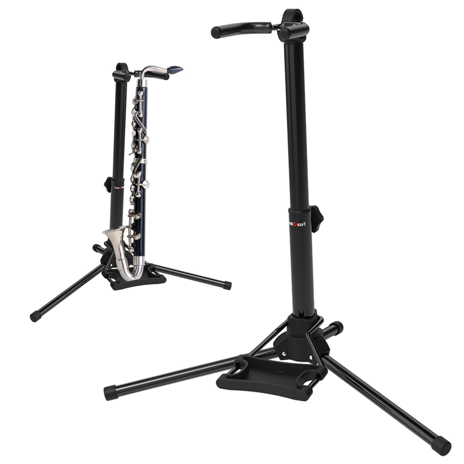 Zorq Electric Blowpipe Stand | Stable Metal Stand,Wind Instrument Stand For Digital Wind Instrument, Adjustable Height, Wind Instrument Accessories