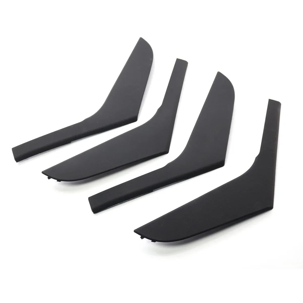 FKHBZM Car Interior Door Armrest Handle Strips Cover for VW for Golf 6 Mk6 2009-2013 5K4868039A 5K4868040A(Black 4pcs)