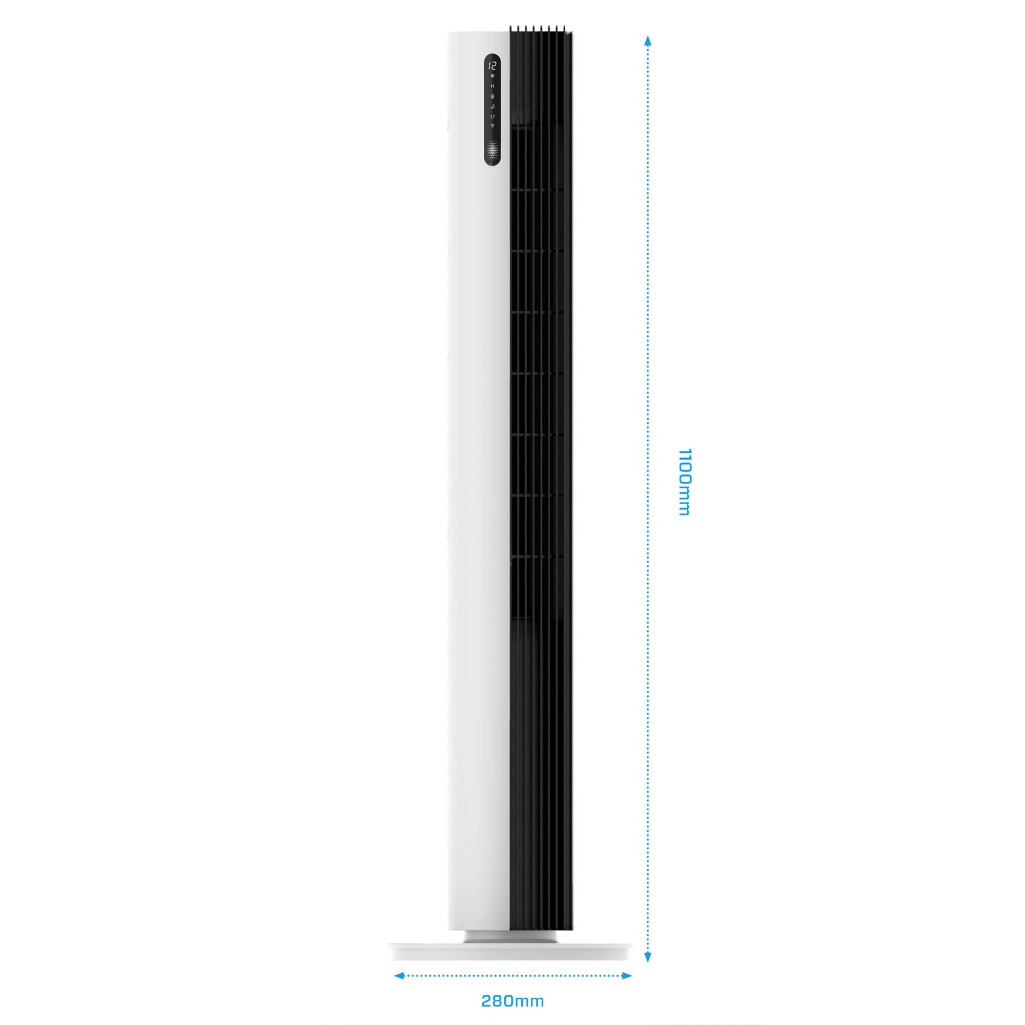 Clean Air Optima Ventilador de torre de lujo con ionizador CA-407W Smart