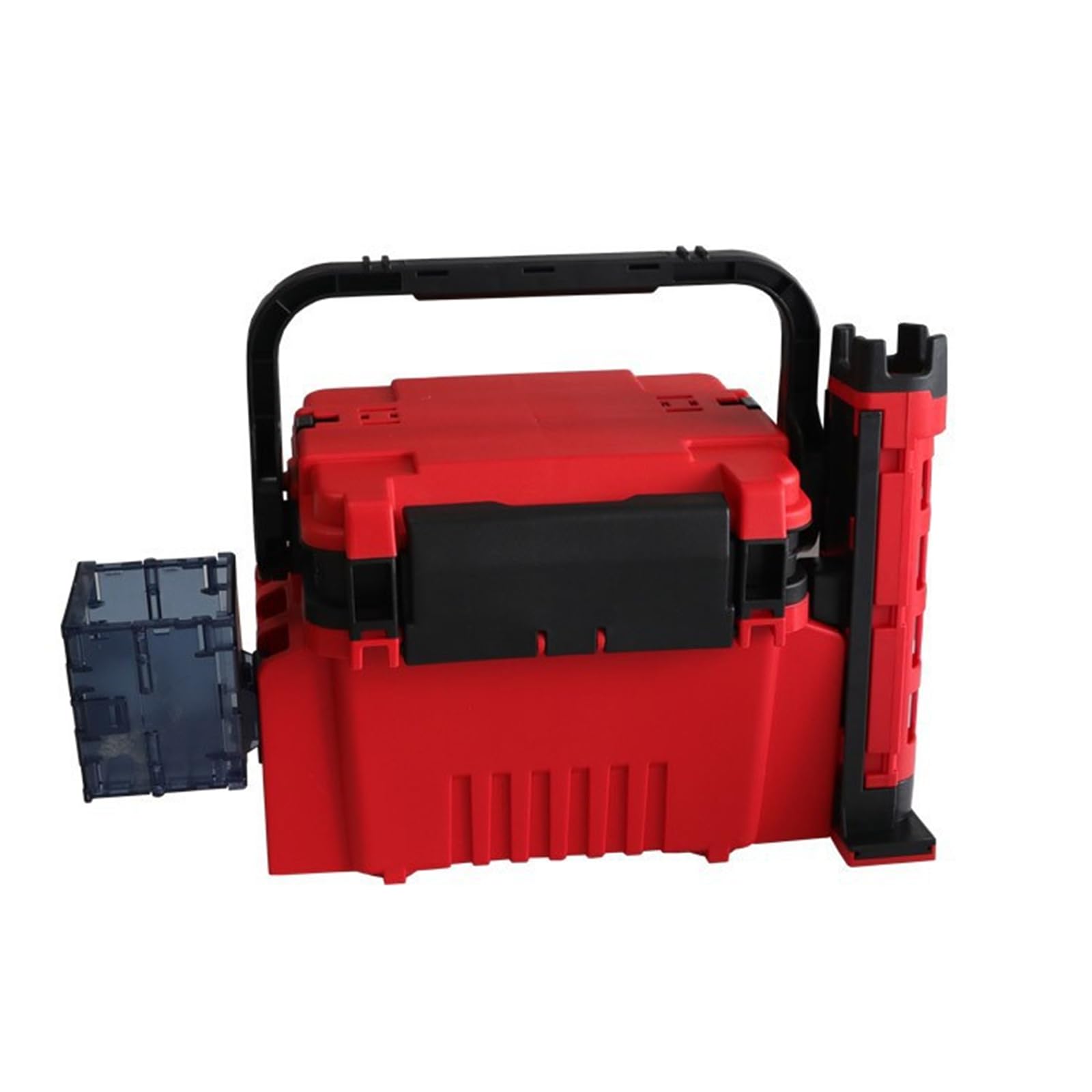 Boîte de rangement multi-couches de grande capacité pour accessoires de pêche multifonction