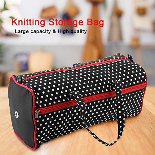 Nikou Gebreide tas – garen-opberg-handtas-boodschappentas voor het breigereedschap – extra grote capaciteit draagbaar… - Image 6
