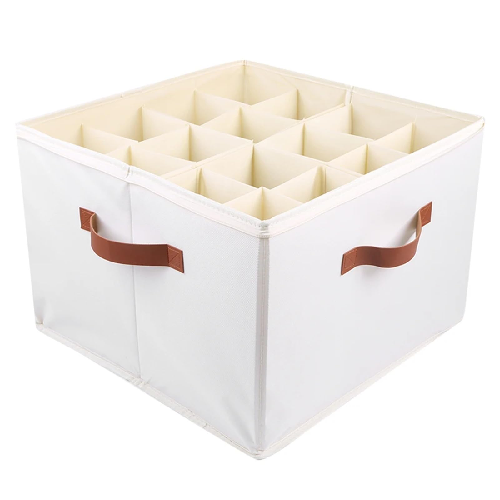 Organizzatore Di Scarpe Sotto Il Letto Organizzatore di scarpe in tessuto Contenitore for scarpe con coperchio trasparente Contenitore for scarpe pieghevole for armadio Per Risparmiare Spazio(White)