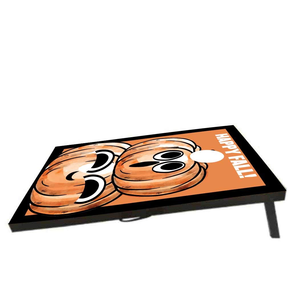VictoryStore Halloween Bag Toss Game Halloween Cornhole Includes Bags (Stacked Pumpkins Cornhole)