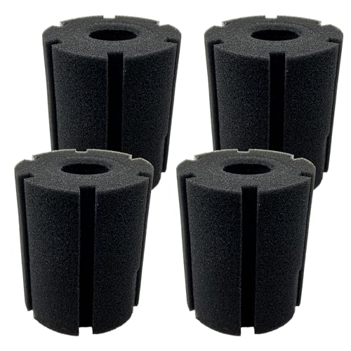 RedBeryl スポンジフィルター 水槽 投げ込み式 ろ過装置 (取替スポンジ4個, RB2811)