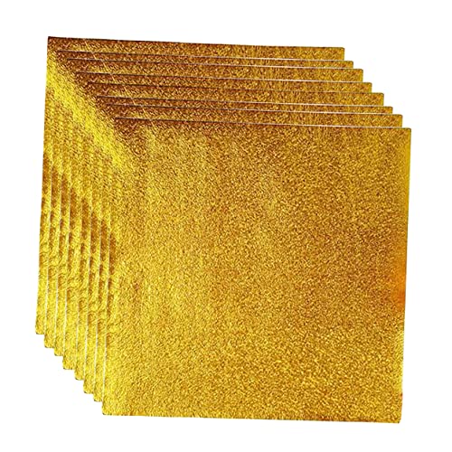 LALAFINA 400 Piezas Papel De Aluminio Dulces para Rellenos De Calcetín Papel Aluminio Frustrar Envoltura De Chocolate Revestimientos De Papel De Trufa Niño Bolas De Sésamo Navidad