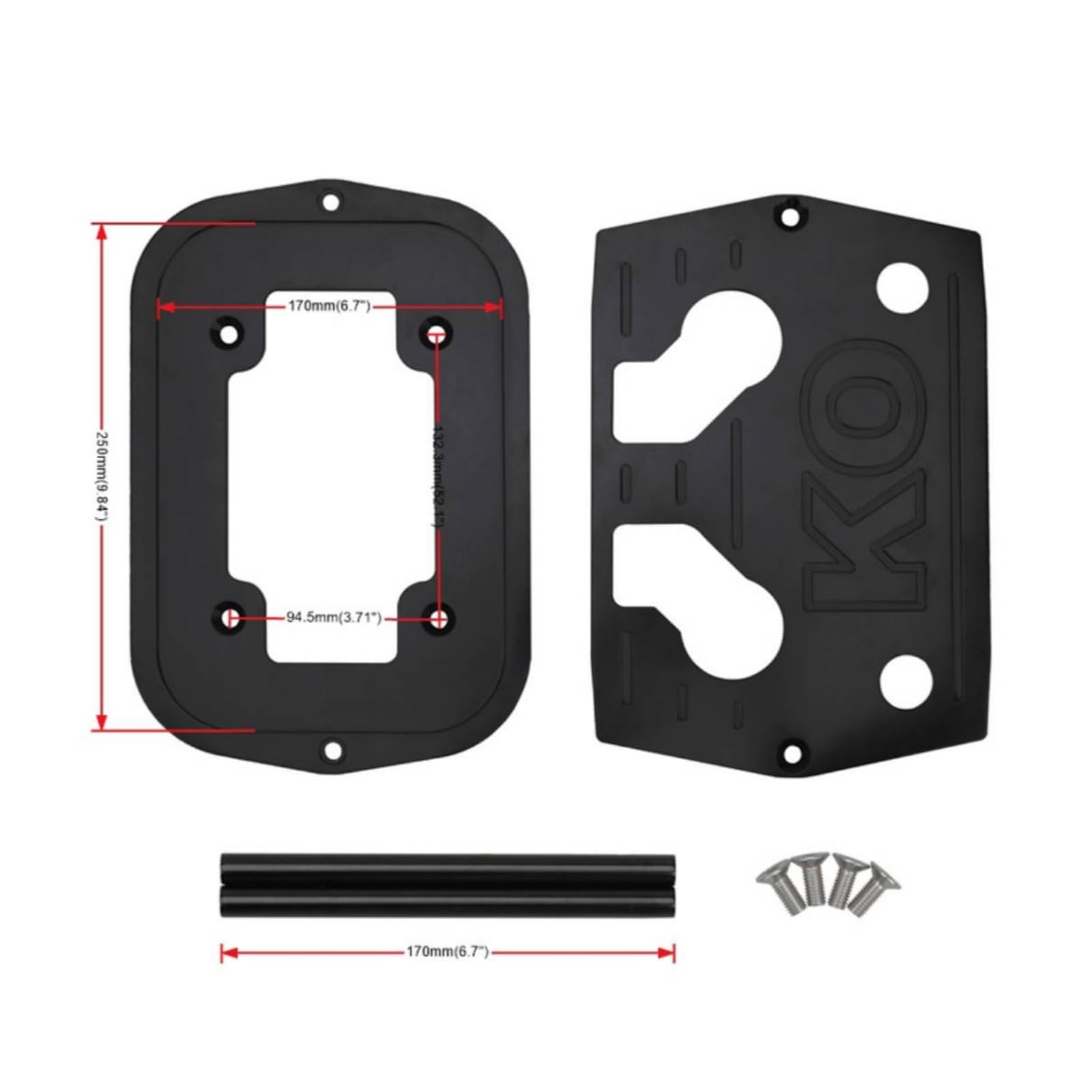 Supporto Batteria Auto Anti Ossidazione , Nero