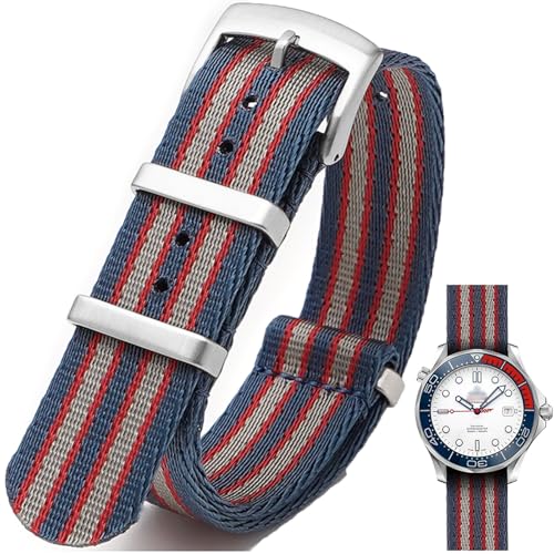 Image of Military Ballistic Nylon Watch Band Heavy Buckle 18mm 20mm 22mm 24mm Thick G10 Premium Nylon Watch Bands Smart Watch Replacement Band Strap for Men Women