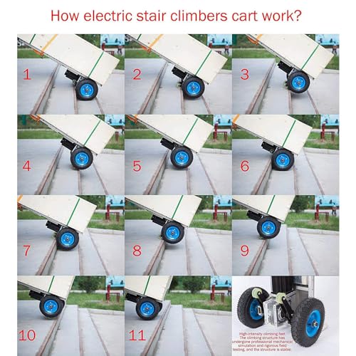 Carretilla eléctrica plegable para escaleras 1500W miniatura 5