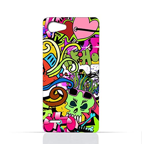 AMCLG Q6 TPU Silicone Case With Graffiti Hip Hop 2 Design