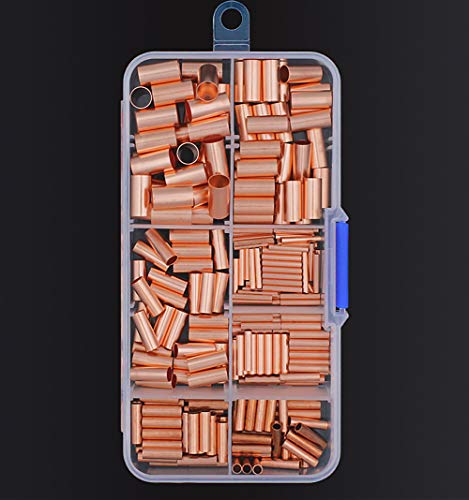 Sofialxc Pure Copper Crimp Tube Beads Findings For Ending Beading Cord & Wire Ends 250 Pieces thumb #4
