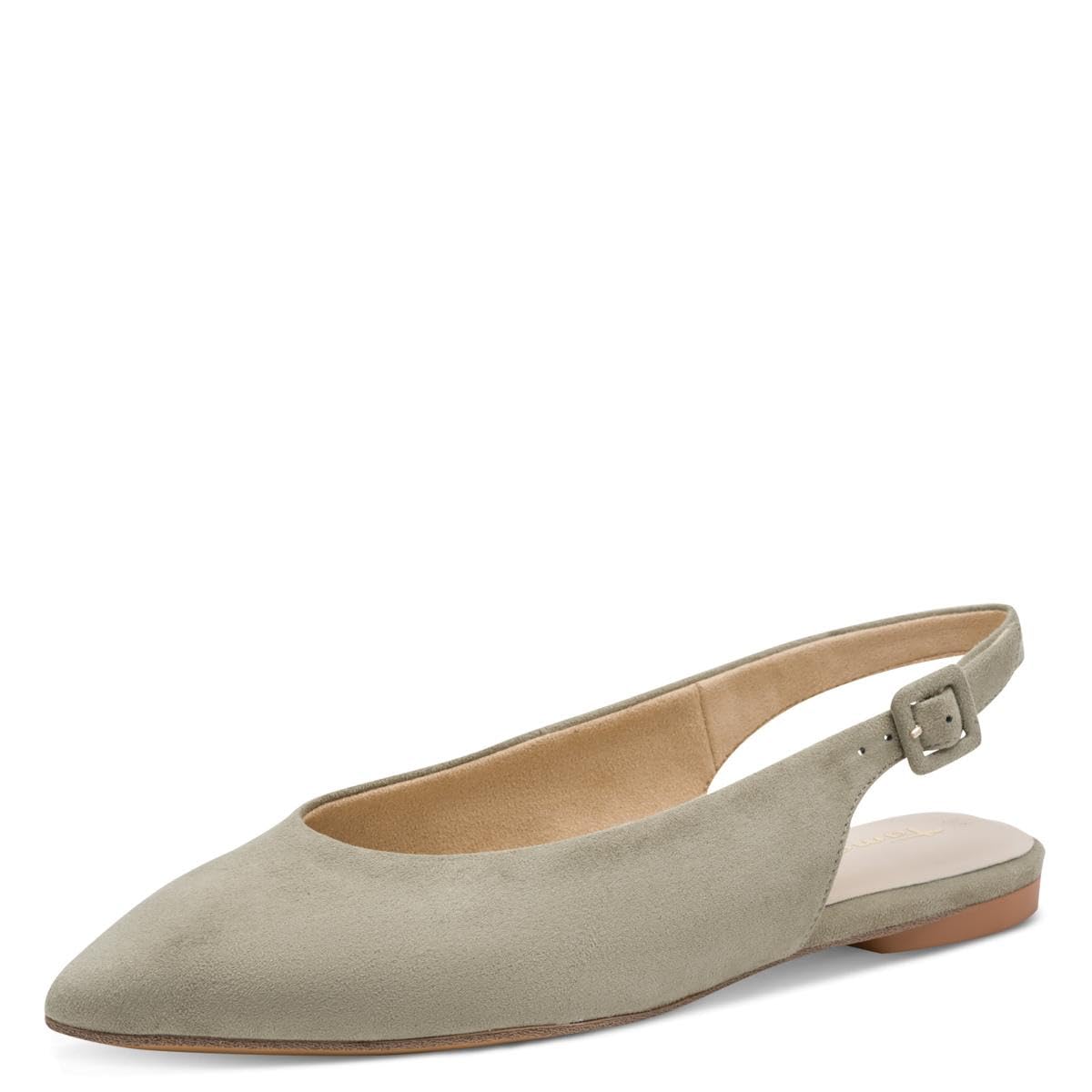 Tamaris Women's slingback pump flat green 5.5 UK