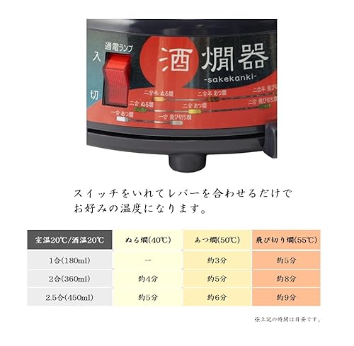 M Maruyama 丸山 電気酒燗器 2.5合 DS-25(W)