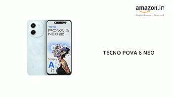 Tecno POVA 6 NEO 5G (Azure Sky, 8GB+256GB) | Advanced AI Features ...