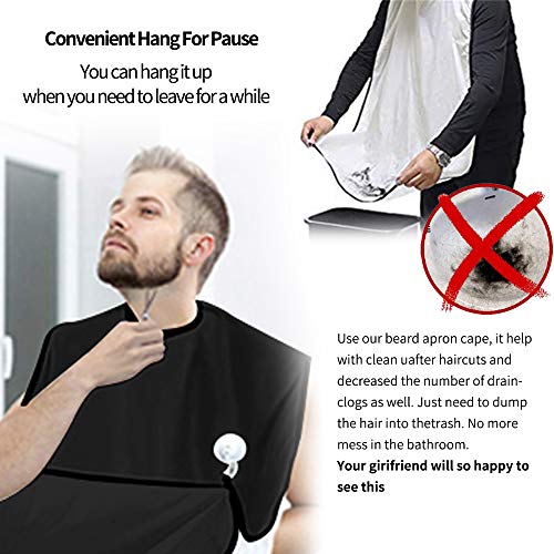 XEWEA Beard Trimmer Care Kit for Men 9Pcs Mustache Growth Grooming&Trimming Upkeep Styling Tool with Bib Boar Bristle Brush Wood Comb Scissor Storage Bag Shaving Brush Bowl Set Gifts for Dad Boyfriend - Thumbnail 2